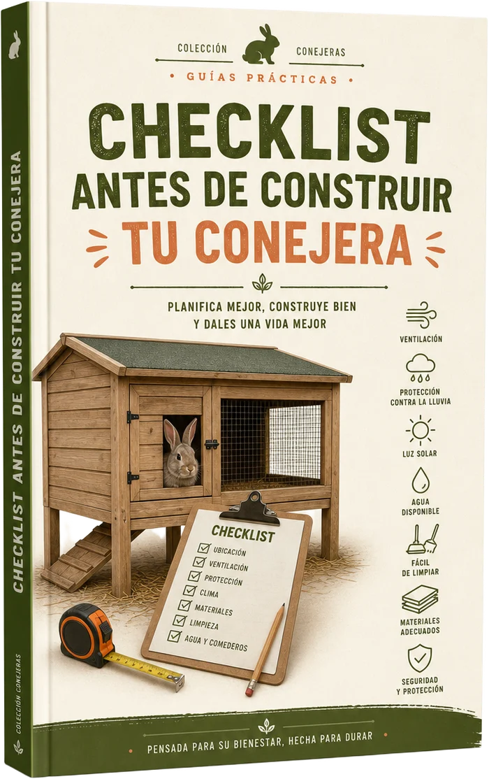 Portada del bono 2: Checklist Antes de Construir tu Conejera